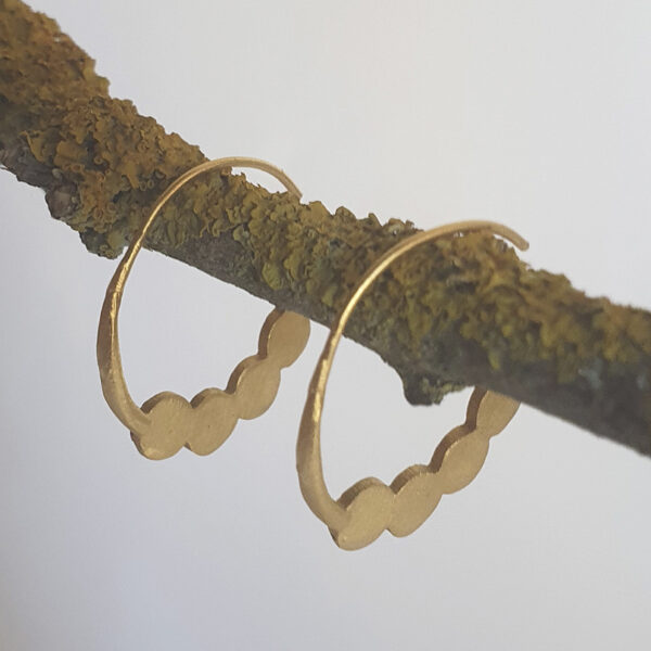 Pendientes NUBE ORO - Imagen 4