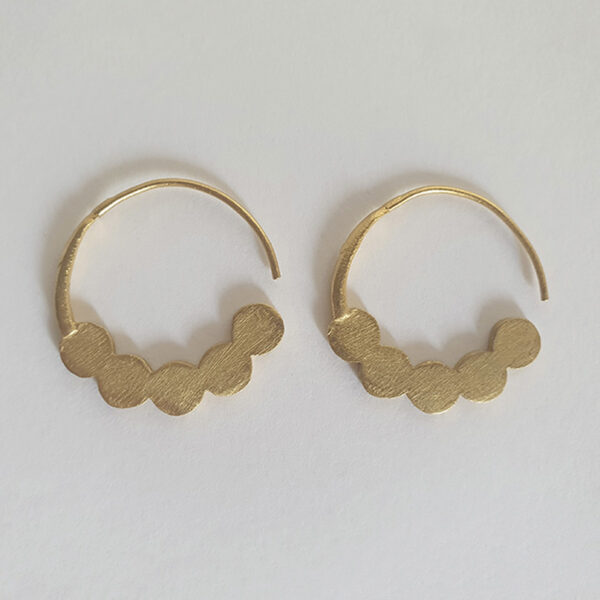 Pendientes NUBE ORO - Imagen 2