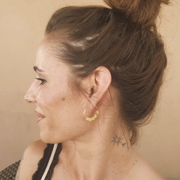 Pendientes NUBE ORO - Imagen 6
