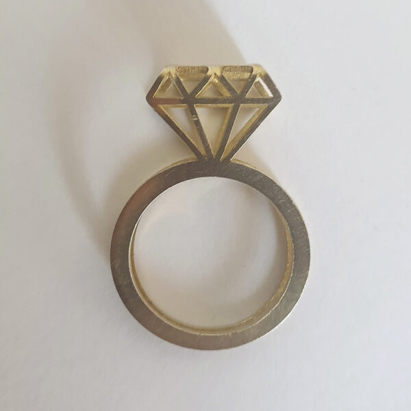 Anillo INFINITY DOBLE ORO - Imagen 2