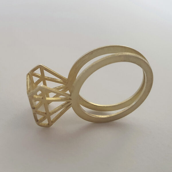 Anillo INFINITY DOBLE ORO - Imagen 3