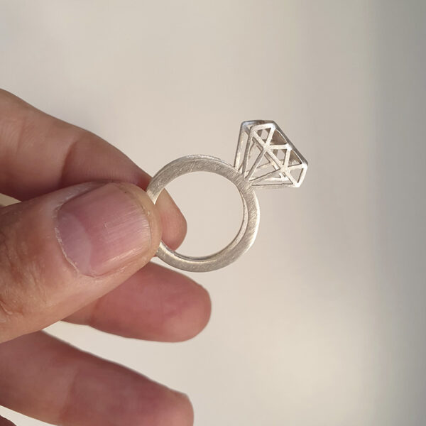 Anillo INFINITY DOBLE PLATA - Imagen 5