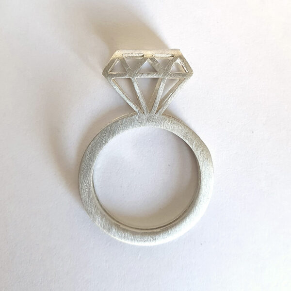 Anillo INFINITY DOBLE PLATA - Imagen 4