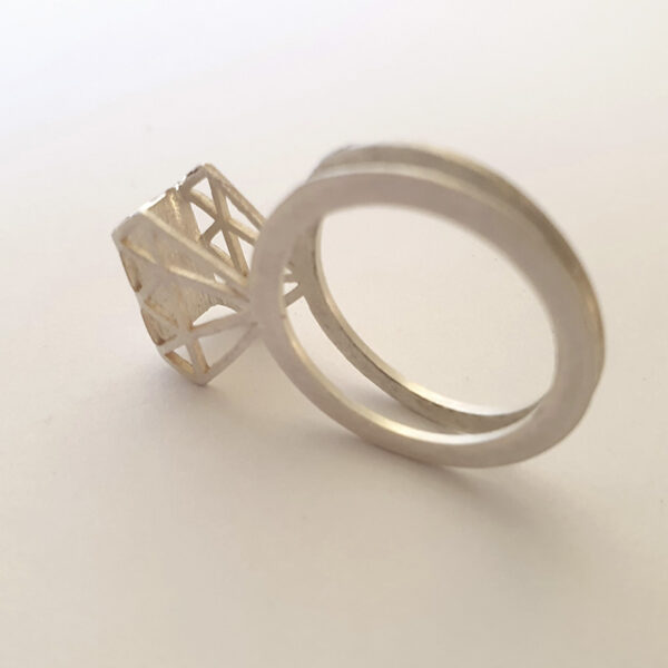 Anillo INFINITY DOBLE PLATA - Imagen 3