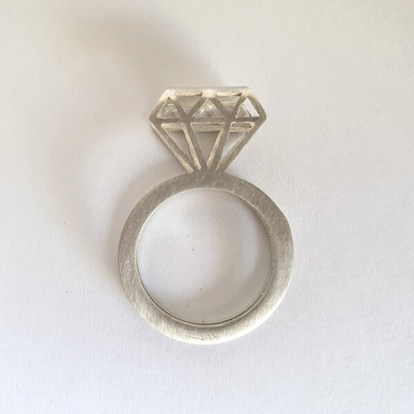 Anillo INFINITY DOBLE PLATA - Imagen 2