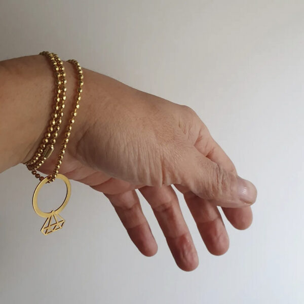 Anillo-Colgante INFINITY ORO - Imagen 2