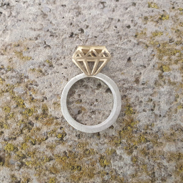 Anillo INFINITY DOBLE BICOLOR - Imagen 5