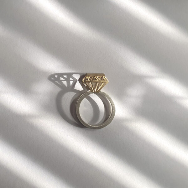 Anillo INFINITY DOBLE BICOLOR - Imagen 6