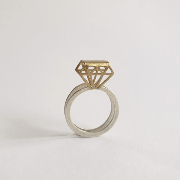 Anillo INFINITY DOBLE BICOLOR - Imagen 3