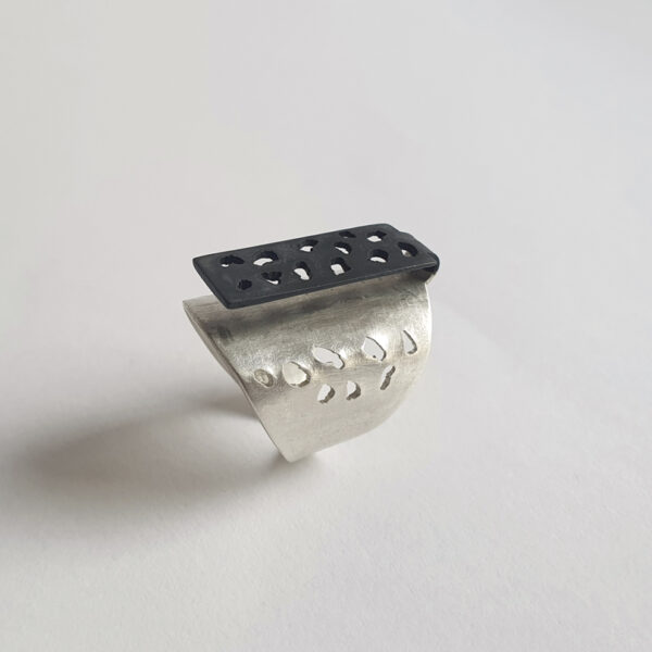 Anillo SOMBRAS Plata 1 - Imagen 2