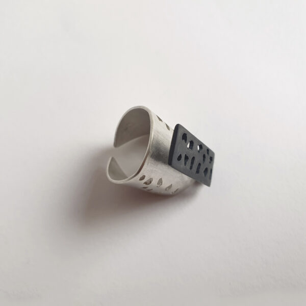 Anillo SOMBRAS Plata 1 - Imagen 4