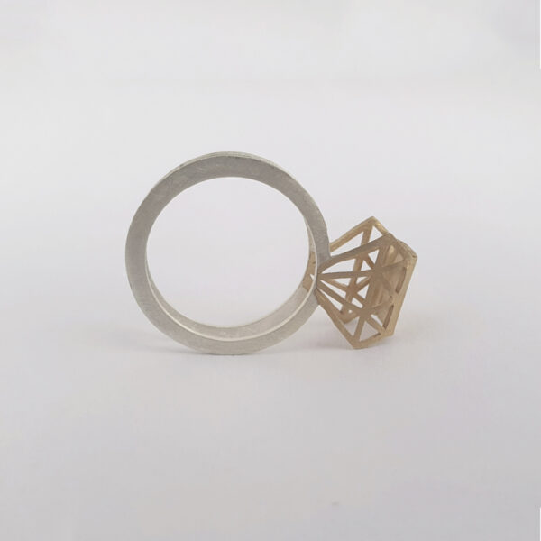 Anillo INFINITY DOBLE BICOLOR - Imagen 4